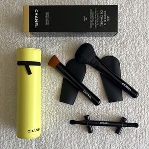 Chanel Les Pinceaux De Chanel Makeup Brushes with Case
